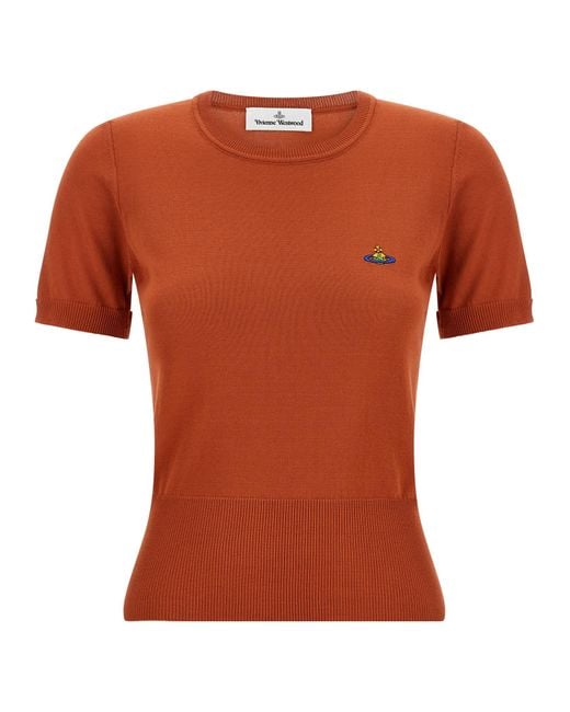 Vivienne Westwood Orange Cotton T-Shirt