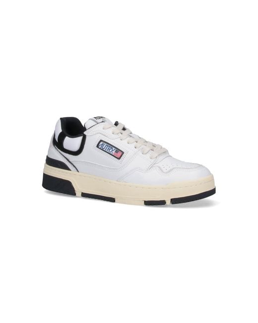 Autry White Clc Low-Top Sneakers for men