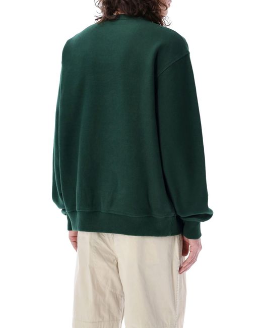 Burberry Green Cotton Sweatshirt for men