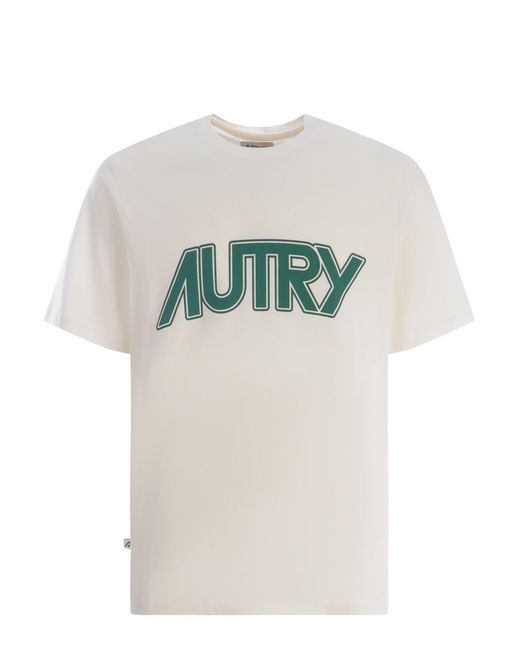 Autry Gray T-Shirt Made Of Cotton for men