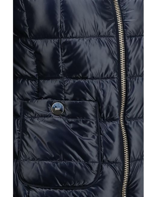 Herno Blue Maria Down Jacket Polyamide