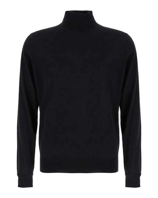 Le Plain Blue Turtleneck Sweater for men
