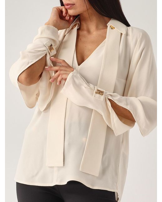 Elisabetta Franchi Natural Viscose Shirt