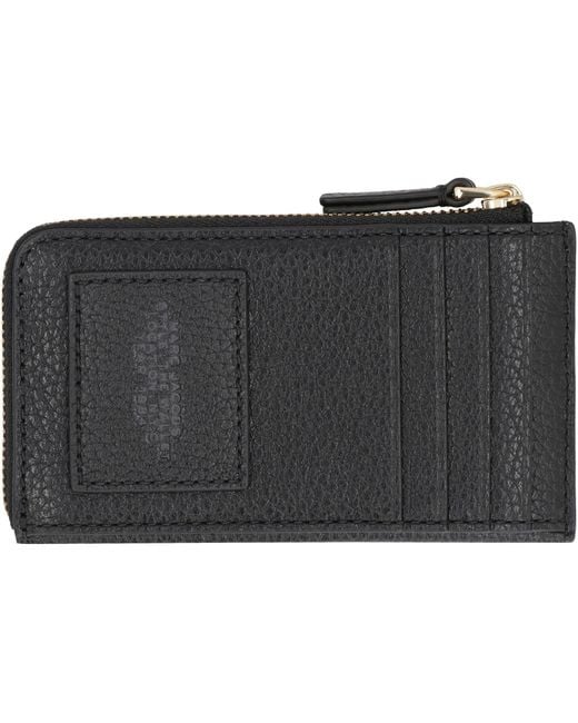 Marc Jacobs Black Wallet Top Zip Multi Leather Cow Hide & Purses