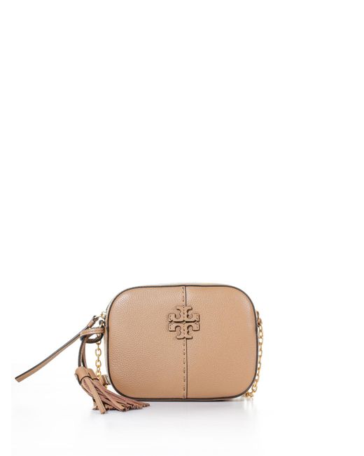 Tory Burch Camera Bag Mcgraw With Shoulder Strap in Natural Lyst