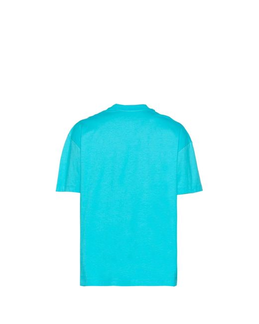MSGM Blue T-Shirt for men