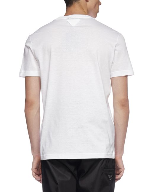 Prada T-shirt in White for Men | Lyst