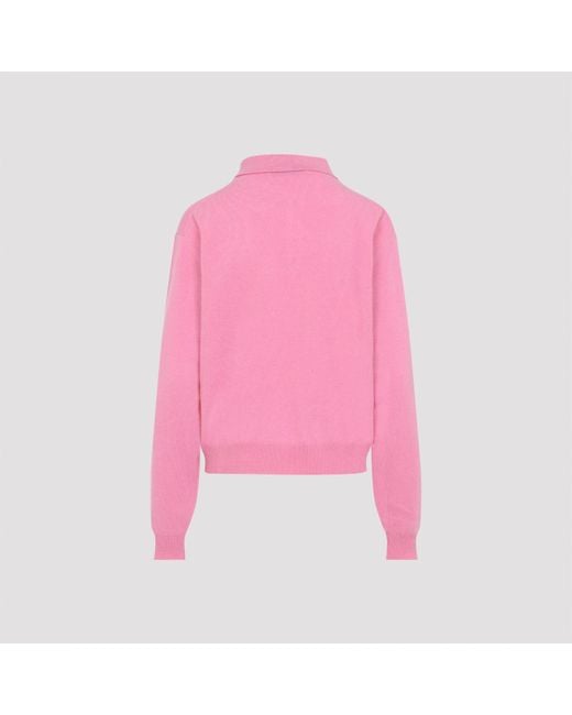 Miu Miu Pink Cashmere Pullover