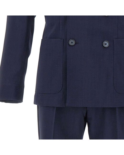 Boss Blue C-Hanry Fresh Wool Two-Piece Suit for men