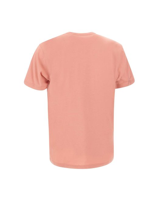 Belstaff Pink Cotton T-Shirt for men