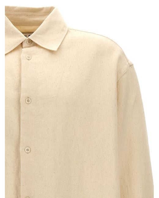 J.W. Anderson Natural Off Cotton Shirt for men