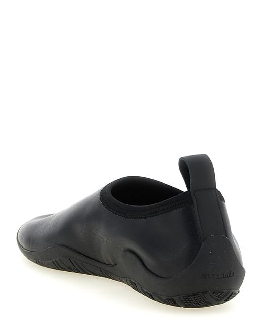 Jil Sander Black 'Elbe' Slippers