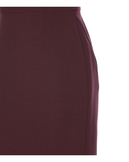 Victoria Beckham Purple Dresses