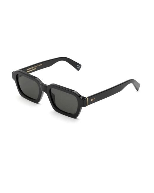 Retrosuperfuture Black Caro Acetato Sunglasses