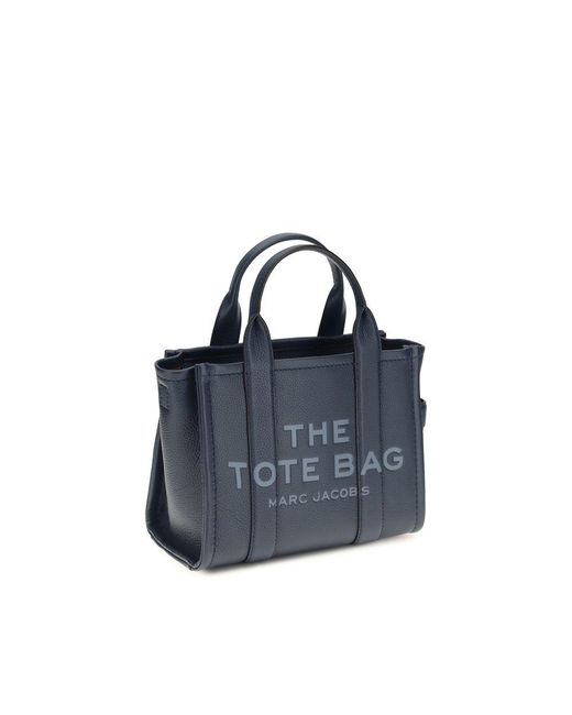 Marc Jacobs Blue Calf Leather Bos Taurus Handbag