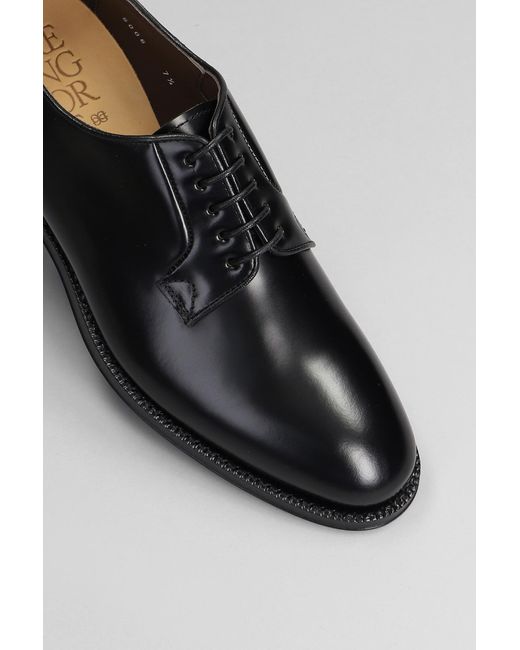 Green George Gray Lace Up Shoes for men