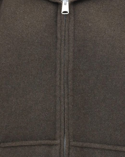 Khaite Gray Veste Dolem En Maille Army Melange Jacket