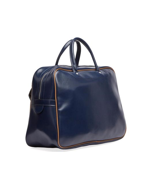 Adidas Blue X Brain Dead Logo Holdall Airliner Bag for men