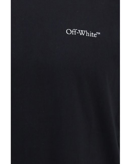 Off-White c/o Virgil Abloh Blue T-Shirt Small Bookish Cotton T-Shirts for men