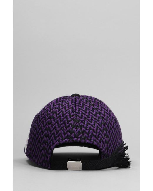 Lanvin Purple Hats for men