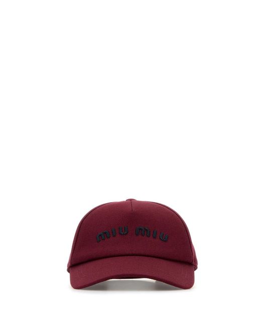 Miu Miu Cappelli in Red | Lyst display picture 3
