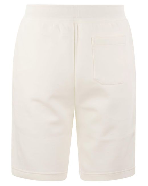 Polo Ralph Lauren White Double-Knit Shorts for men