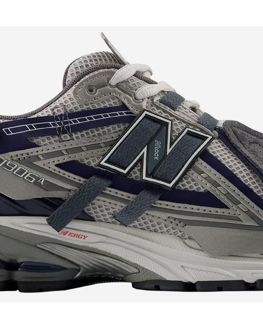 New Balance Black Sneakers 1906A Synthetic/Mesh Trainers