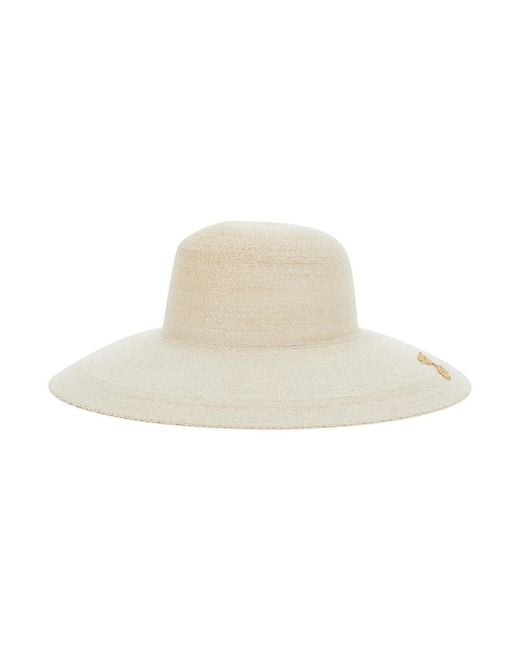 Jacquemus White Bucket Hat Le Chapeau Sole Raffia