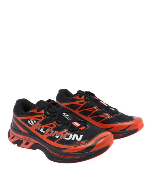 MM6 by Maison Margiela Men's Red Xt Sneakers low-top sneakers