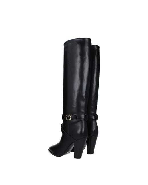 Céline Black Leather Boot