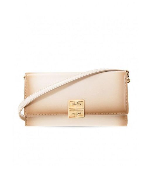 Givenchy Natural 4g Logo-plaque Chained Wallet