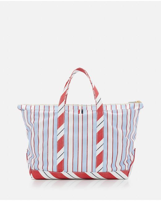 Thom Browne White Medium Tool Tote for men