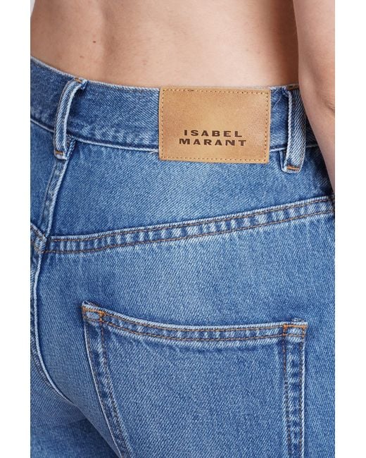 Isabel Marant Nikira Jeans In Blue Cotton