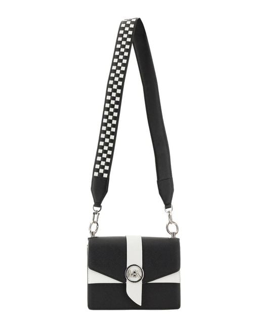 MICHAEL Michael Kors Multicolor Greenwich Shoulder Bag Cow Leather