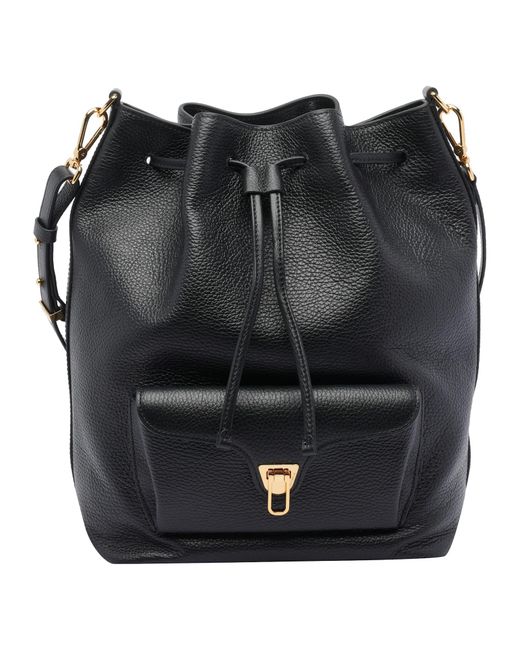 Coccinelle Black Beat Generation Bucket Bag