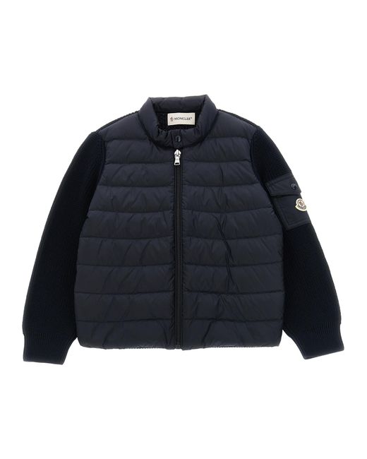 Moncler Blue Padded Cardigan