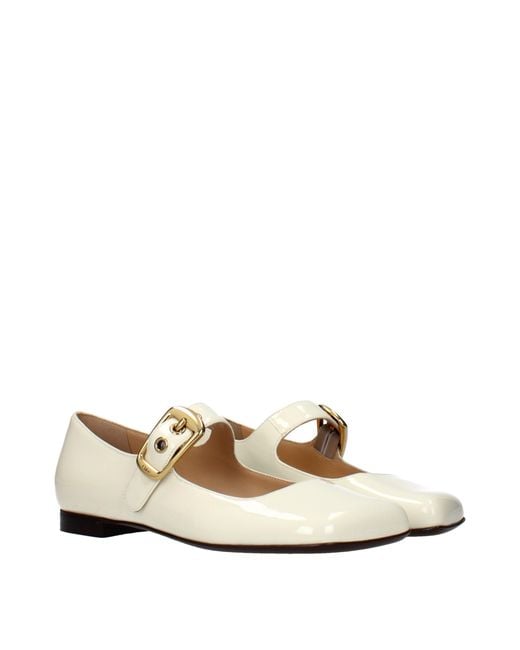 Chloé Natural Leather Ballet Flats