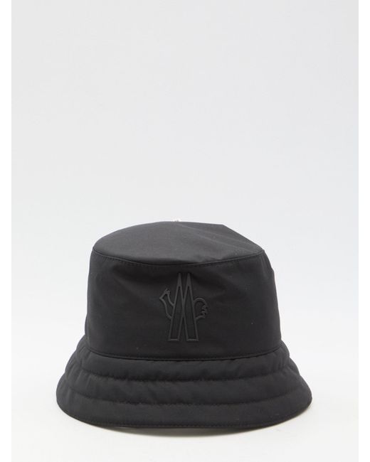3 MONCLER GRENOBLE Black Bucket Hat