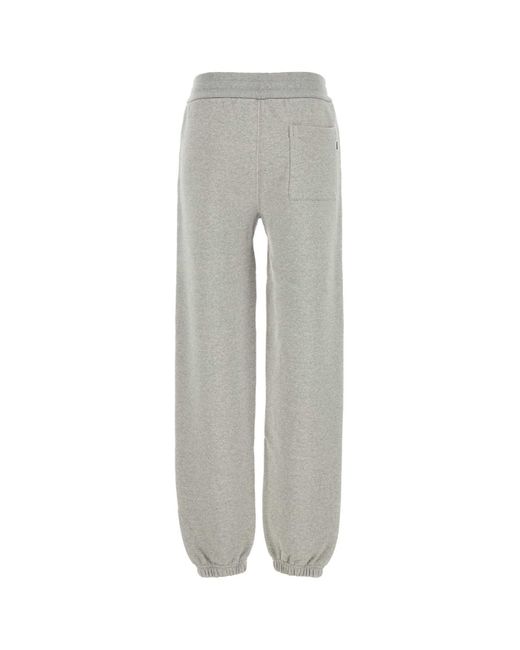 Jil Sander Gray Drawstring Waist Track Pants