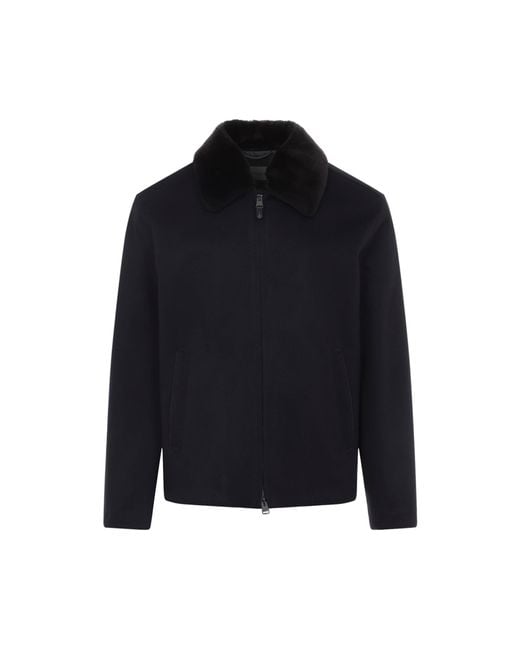 Canali Blue Coach Jacket for men