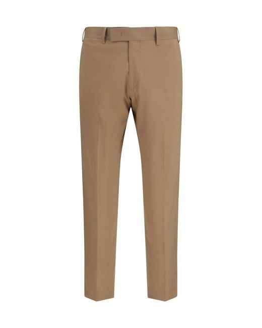 Germano Natural Tailored Pants Cotton for men
