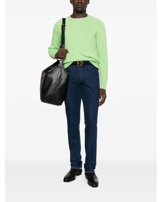 Tom Ford Green Sweater Cashmere for men