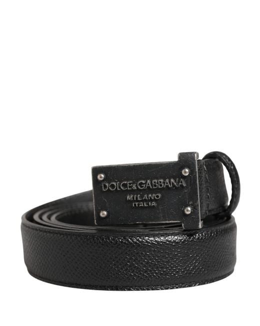 Dolce & Gabbana Black Belts