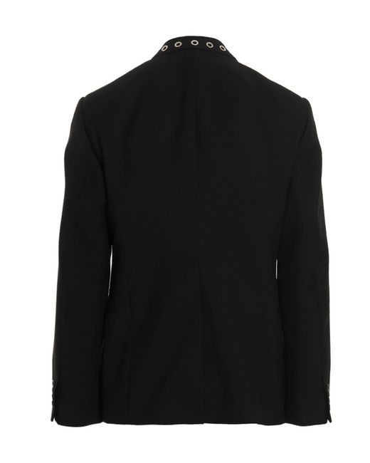 Alexander McQueen Black Single Breast Blazer Jacket for men