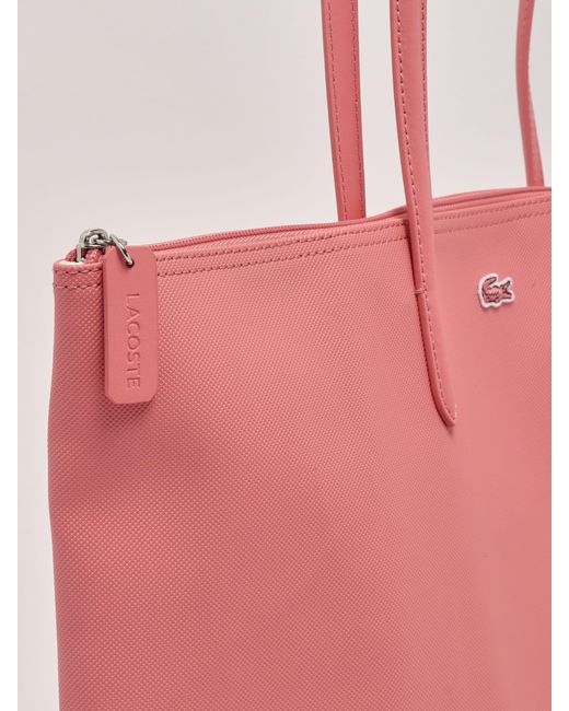 Lacoste Pink Pvc Shopping Bag