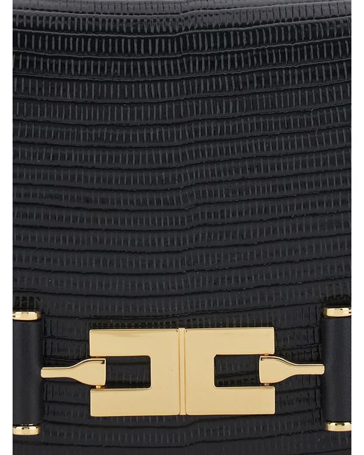 Elisabetta Franchi White Crossbody Bag Ecoleather, Shoulder