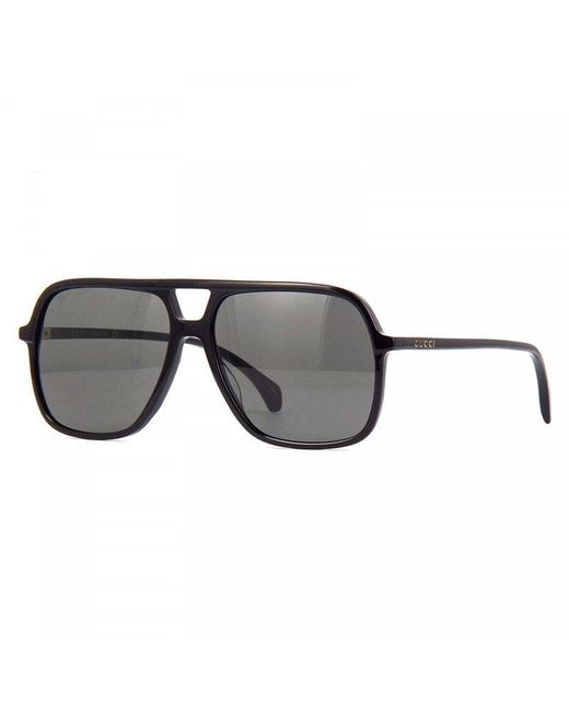 Gucci Black Sunglasses Square Full Rim, Frame And Lens Gg0545S001 for men