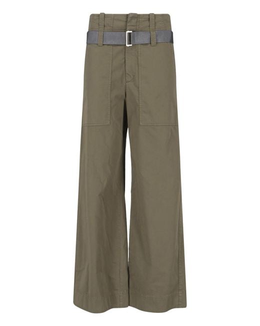 Seafarer Green Trousers Cotton