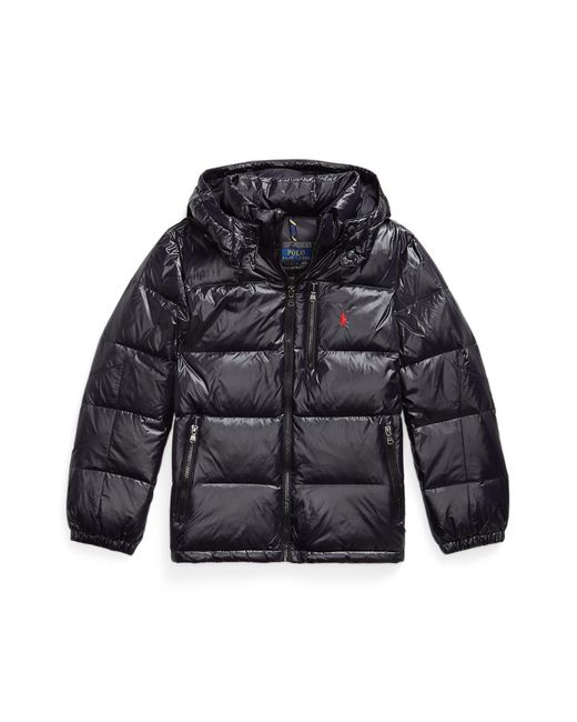 Polo Ralph Lauren Gray Kids Down Jacket Polyester Padded for men