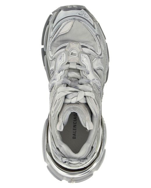 Balenciaga White Polyethylene Athletic Sneakers